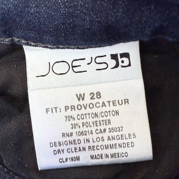 Joe’s “The Provocateur” Mid Rise Boot Cut Ankle Length Jeans Size 28 - Picture 13 of 15